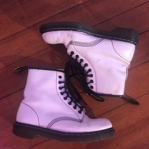 White Dr. Martens size 8